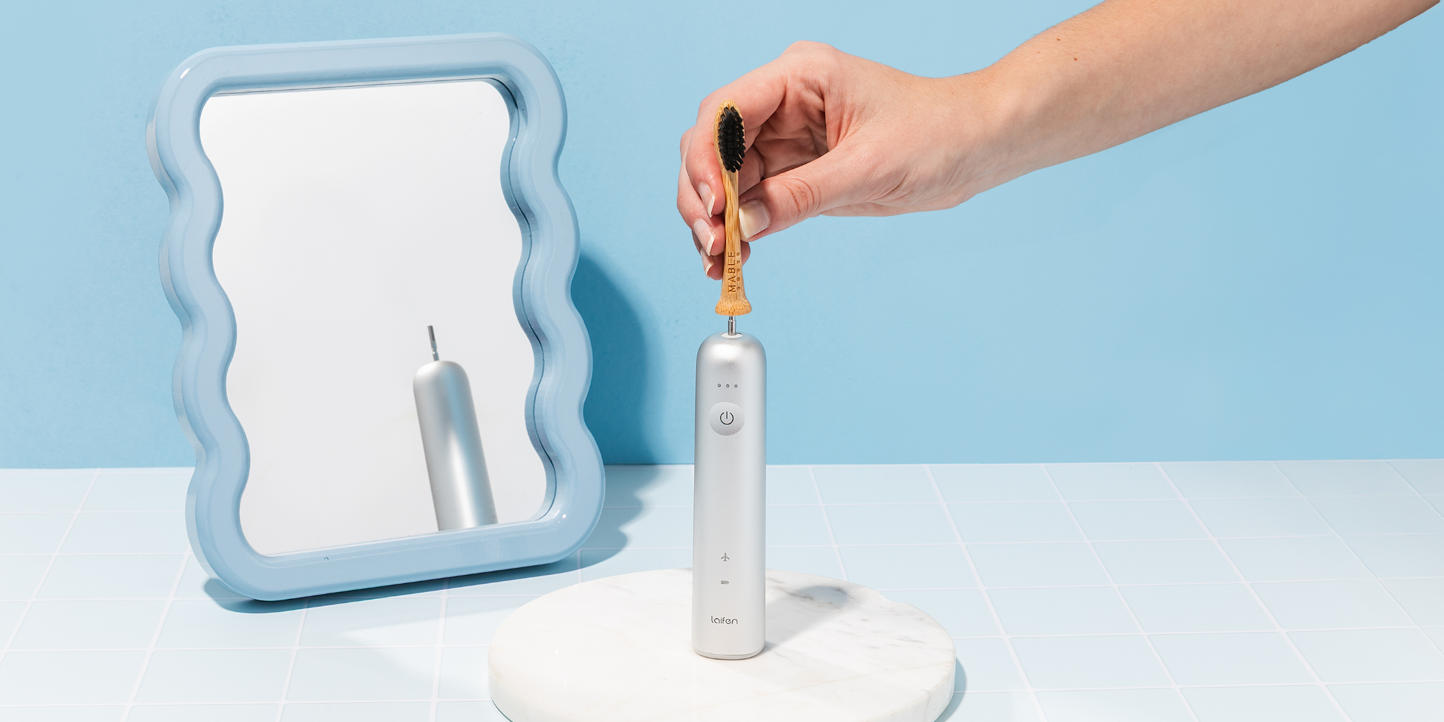 Bamboo Heads Compatible with Laifen Electric Toothbrushes