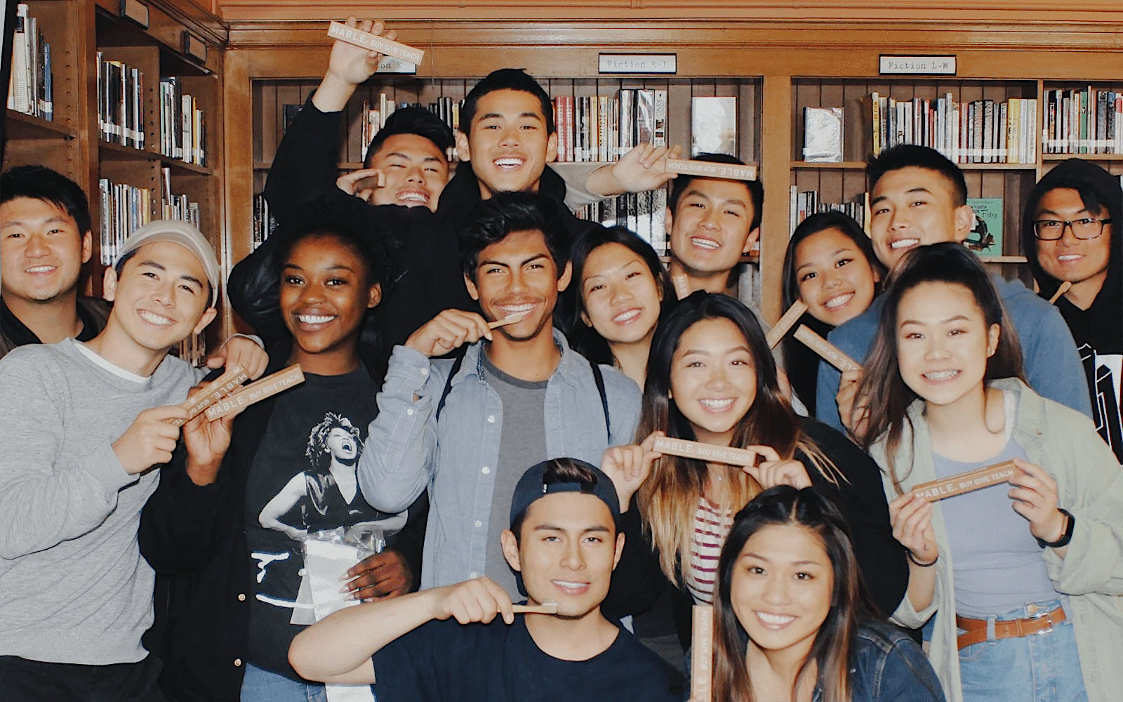 MABLE Buy Give Teach Program, MABLE's give back program, donating toothbrushes, environmental education and making eco-friendly products accessible