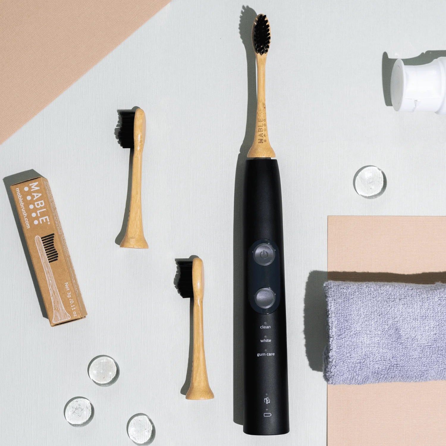 Bamboo electric toothbrush heads compatible with Sonicare toothbrush models, friendly toothbrush heads