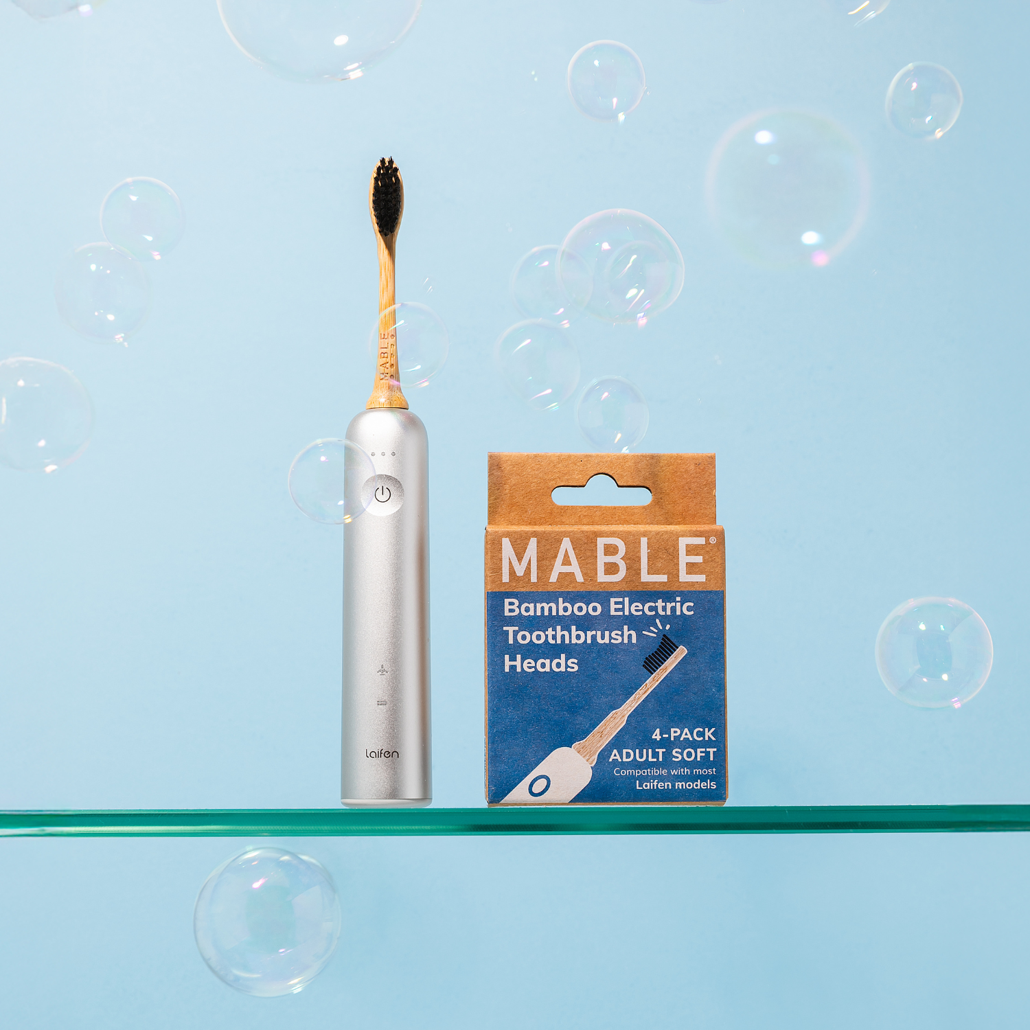 Bamboo Toothbrush Head For Laifen