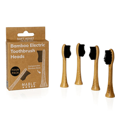 Electric toothbrush head compatible with Phillips One toothbrush, Electric toothbrush head made from bamboo