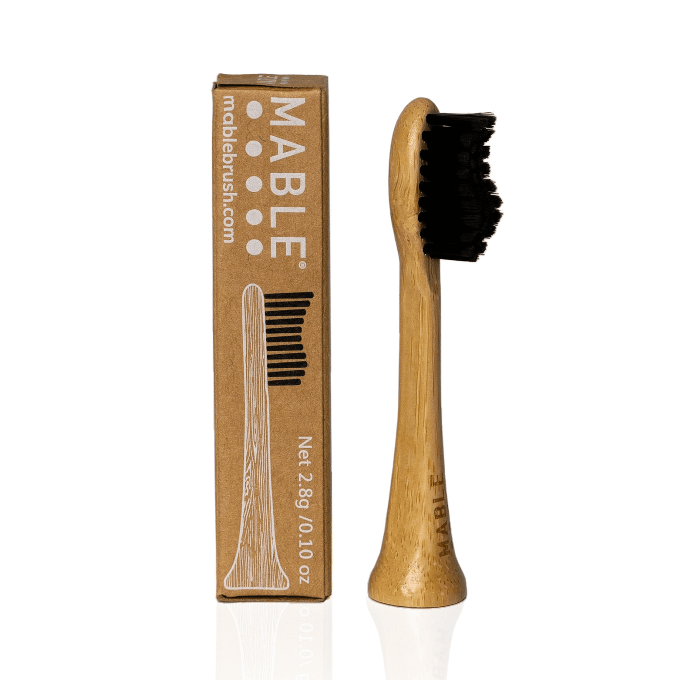 Bamboo Toothbrush Head compatible with Philips One image 1