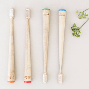 Mable four pack, Mable bamboo toothbrush, mable kids toothbrush, kids bamboo toothbrush, four pack toothbrush, Four pack bamboo toothbrush, mable four pack bamboo toothbrush, toothbrush packs, bamboo toothbrush packs