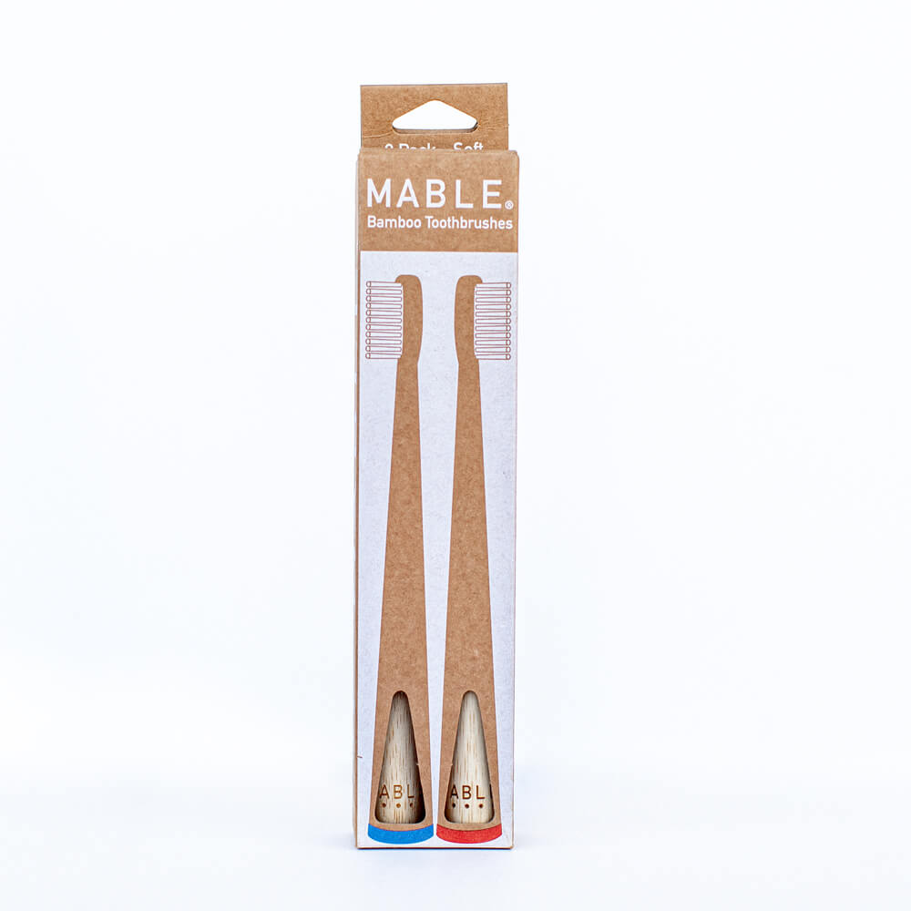 Mable Two pack, Mable bamboo toothbrush, mable kids toothbrush, kids bamboo toothbrush, two pack toothbrush, Four pack bamboo toothbrush, mable four pack bamboo toothbrush, toothbrush packs, bamboo toothbrush packs