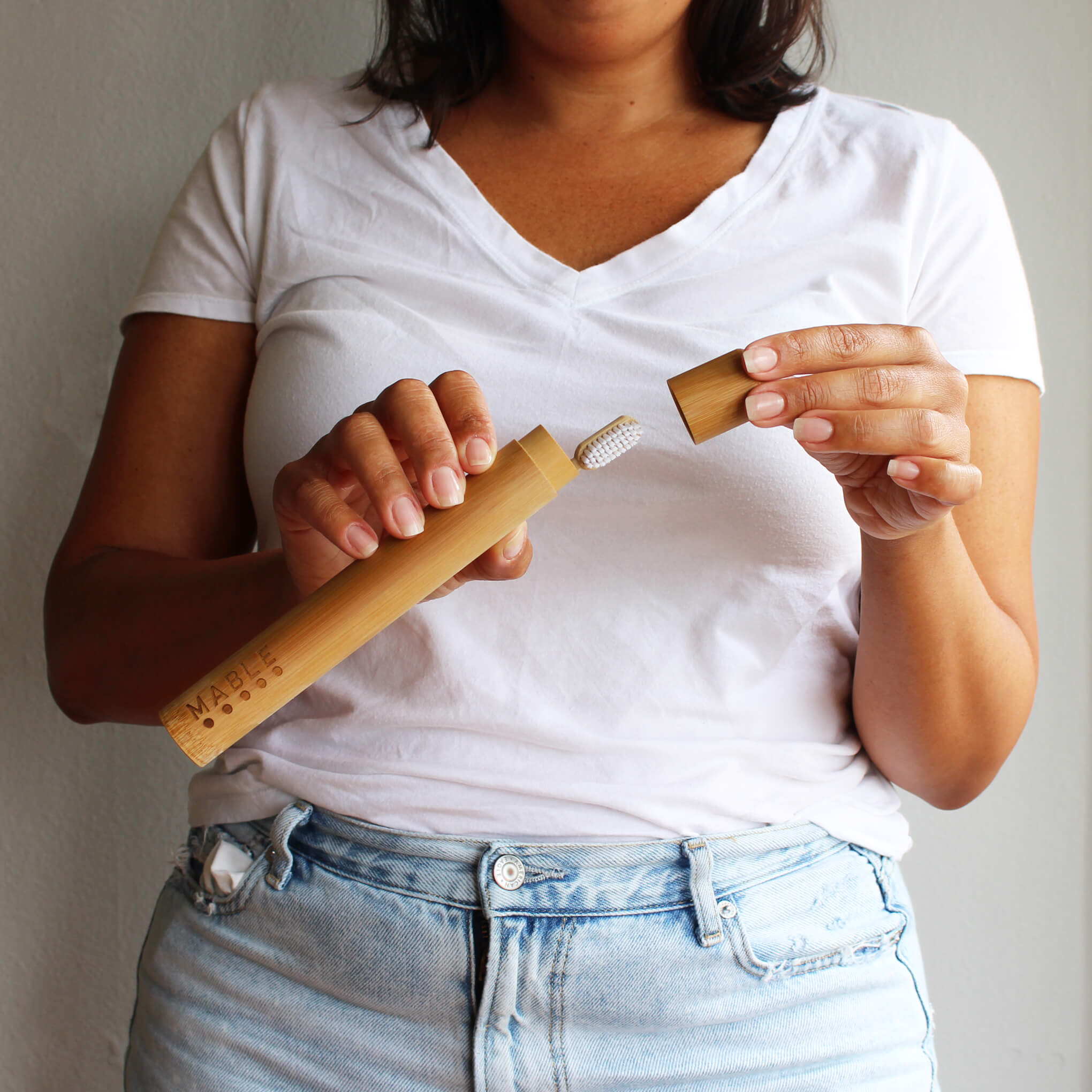 Bamboo Toothbrush Holder [holds 4/6 toothbrushes] - OLA Bamboo
